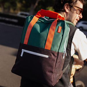 Рюкзак для взрослых Hello Hossy "City Mini Dark Green", темно-зеленый